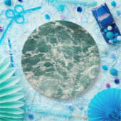 青い緑の海 ペーパープレート (パーティー)