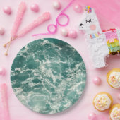 青い緑の海 ペーパープレート (パーティー)