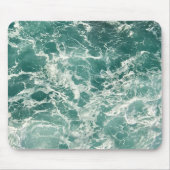 青い緑の海 マウスパッド (正面)