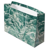 青い緑の海 ラージペーパーバッグ (裏面アングル)