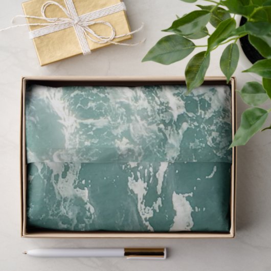 青い緑の海 薄葉紙 (ギフト)