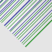 青い緑の紫ストライプのモダンカスタム 薄葉紙 (詳細)