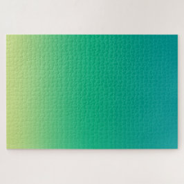 青い緑の色グラデーションジグソーパズル ジグソーパズル