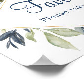 青い緑の葉が金色の葉に変わる サイン (角)