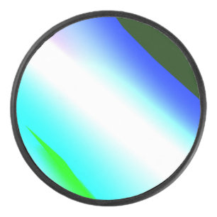 青い緑の虹の抽象芸術テクスチャパターンアートt アイスホッケーパック