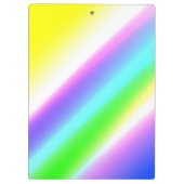 青い緑の虹の抽象芸術テクスチャパターンアートt クリップボード (裏面)