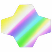 青い緑の虹の抽象芸術テクスチャパターンアートt サッカーボール (フラット)