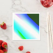 青い緑の虹の抽象芸術テクスチャパターンアートt スタンダードカクテルナプキン (インサイチュ)