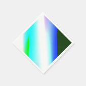 青い緑の虹の抽象芸術テクスチャパターンアートt スタンダードカクテルナプキン (角)