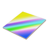 青い緑の虹の抽象芸術テクスチャパターンアートt タイル (側面)