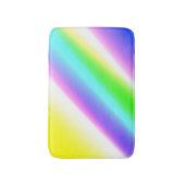 青い緑の虹の抽象芸術テクスチャパターンアートt バスマット (正面縦)