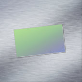 青い緑の虹の抽象芸術テクスチャパターンアートt マグネット名刺 (インサイチュ)