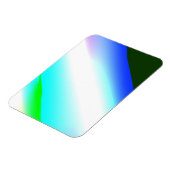 青い緑の虹の抽象芸術テクスチャパターンアートt マグネット (左側)