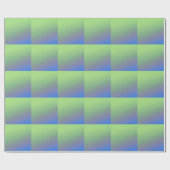 青い緑の虹の抽象芸術テクスチャパターンアートt ラッピングペーパー (フラット)