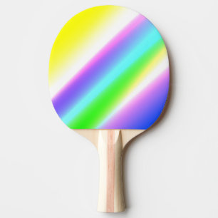 青い緑の虹の抽象芸術テクスチャパターンアートt 卓球ラケット