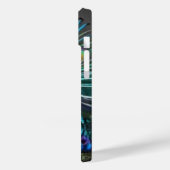 青い緑の蛾のiPhone / iPadケース Case-Mate iPhoneケース (裏面 / 左)