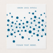 青い線と点々 名刺 (外部フラット)