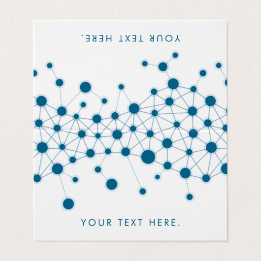 青い線と点々 名刺 (外部フラット)