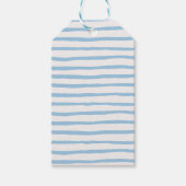 青い線 ギフトタグ (正面)