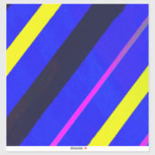 青い線 シール (シート)