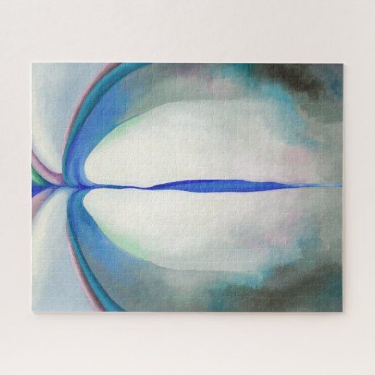 青い線 |ジョージア・オキーフェ | ジグソーパズル (横)
