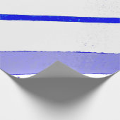 青い線 ラッピングペーパー (角)