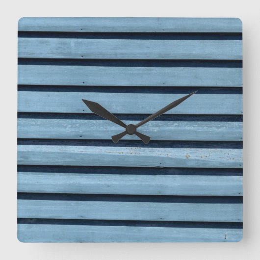 "青い線"円形（大）の壁時計 ラージ壁時計 (正面)