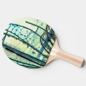 青い線 卓球ラケット (横)