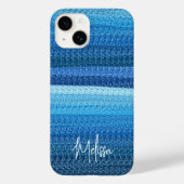 青い線 Case-Mate iPhoneケース (裏面)