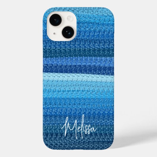 青い線 Case-Mate iPhoneケース (裏面)