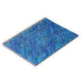 青い編み物のノート ノートブック (左側)