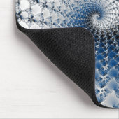 青い緩和曲線 マウスパッド (コーナー)