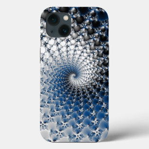 青い緩和曲線 iPhone 13ケース
