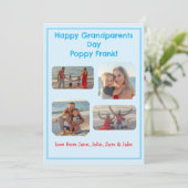 青い縁ど写真祖父母の日 (スタンド正面)