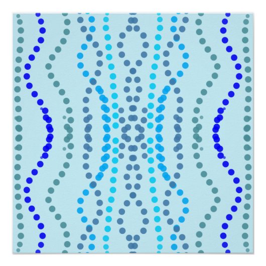 青い縦線 ポスター (正面)