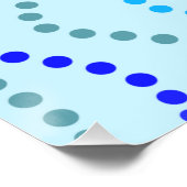 青い縦線 ポスター (コーナー)