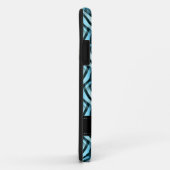 青い織り方の抽象芸術パターンiPhone 5の箱 Case-Mate iPhoneケース (裏面/右)