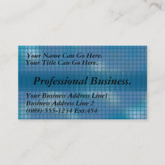 青い織り方、専門ビジネス 名刺