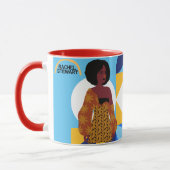 青い署名 マグカップ (左)