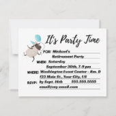 青い羊さん　あらゆる行事にあなたをお招きします 招待状 (裏面)