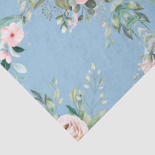 青い美しい花 薄葉紙 (詳細)