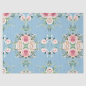 青い美しい花 薄葉紙 (正面)