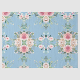 青い美しい花 薄葉紙