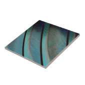 青い羽のパターン タイル (側面)