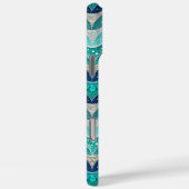 青い羽のパターン Case-Mate iPhoneケース (裏面 / 右)