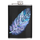 青い羽フラスコ – 色を選択 フラスク (正面)