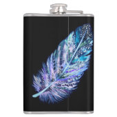 青い羽フラスコ – 色を選択 フラスク (裏面)