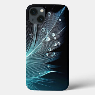 青い羽毛ケースメイトiPhoneケース iPhone 13ケース