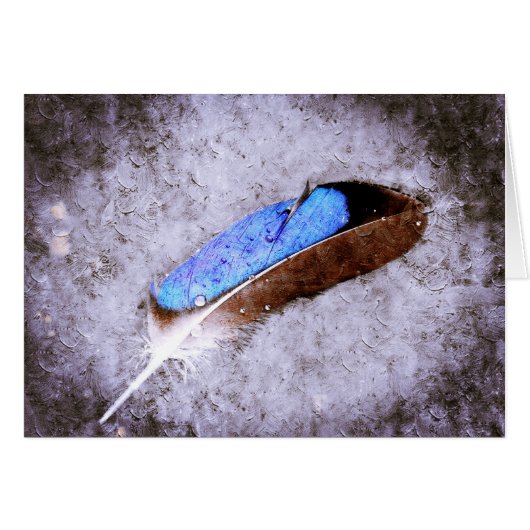 青い羽 (正面横)