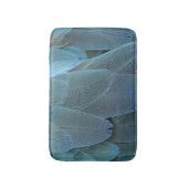 青い羽 バスマット (正面縦)